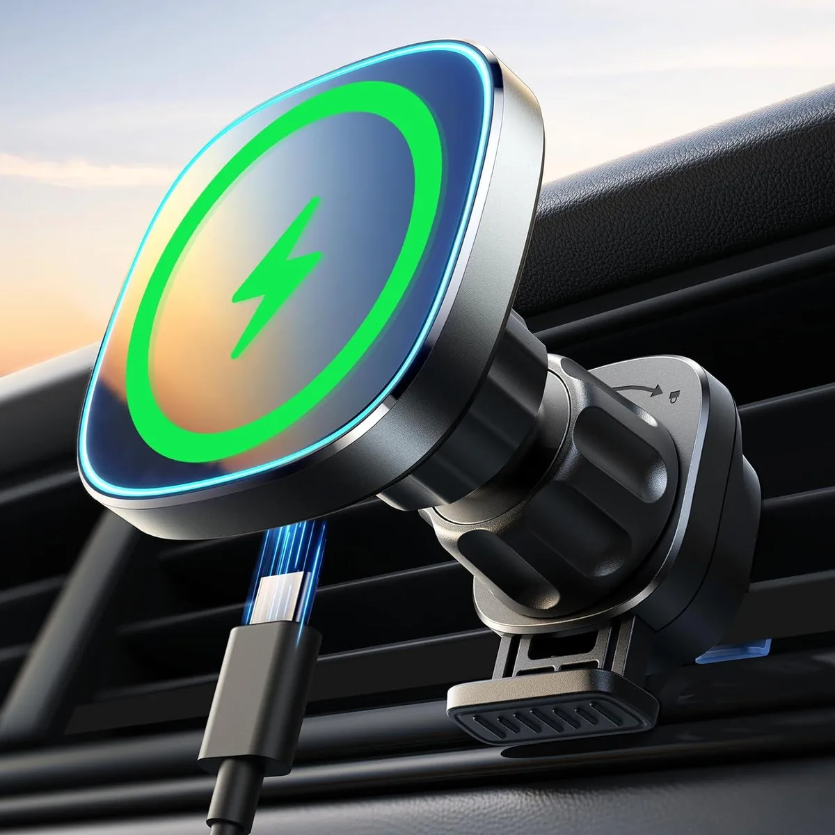 Ballistic Ballistic MagSafe Car Charger 15W 2024 Strongest Magnet Air Vent Mount — product photo