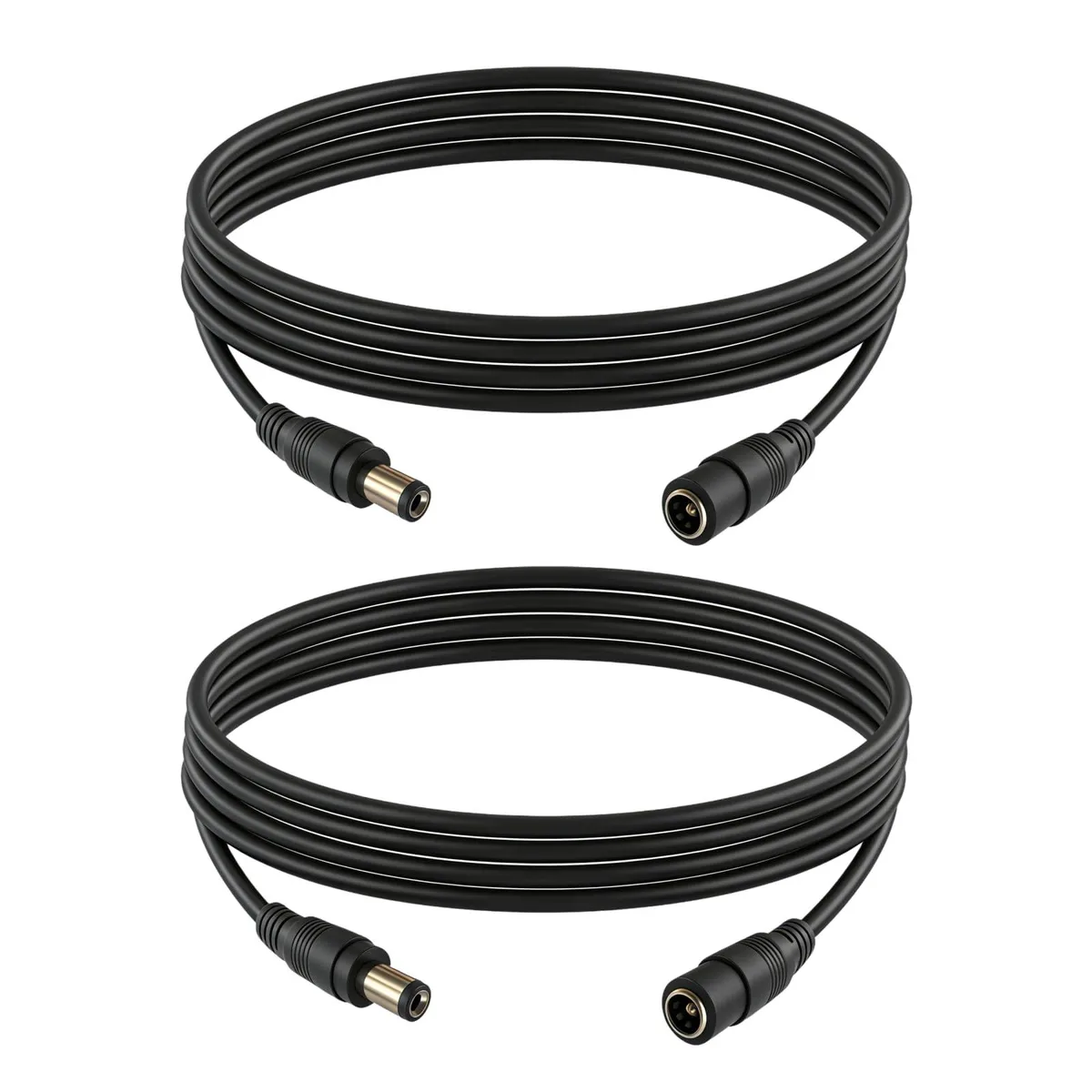  solarrely YCXGM-H3M 9.8ft 5.5x2.1mm DC Power Extension Cord 2pcs — product photo