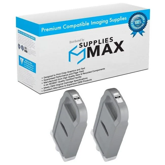 SuppliesMax SuppliesMax Compatible Canon 0775C001_2PK Photo Black Inkjet 2-Pack 700ML — product photo