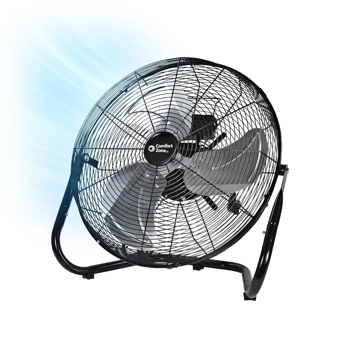  Meterk 18-Inch Industrial Floor Fan 3-Speed 180° Tilt 1012 CFM 1512 RPM 120/240V 20A — product photo
