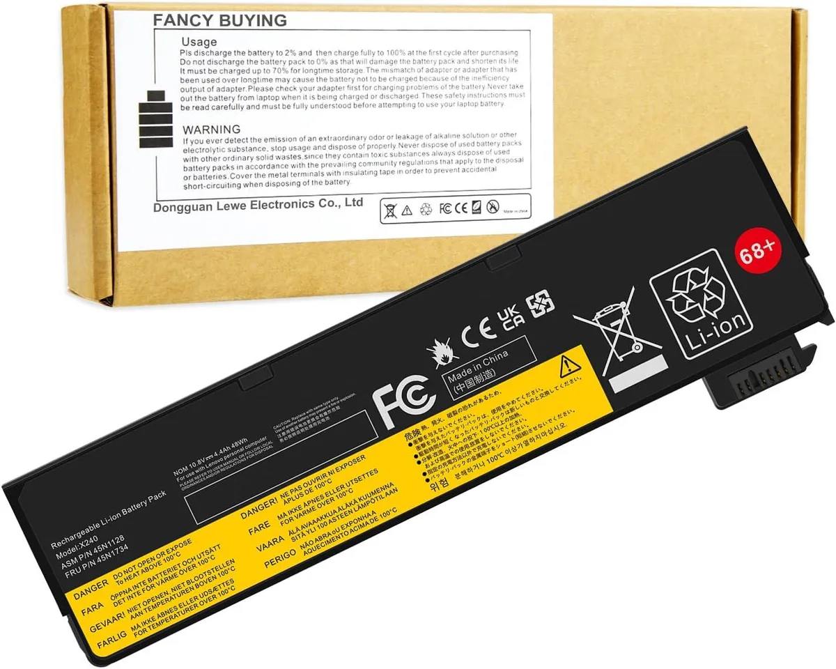 LXHY LXHY 45N1128 X240 laptop battery 10.8V 5370mAh — product photo