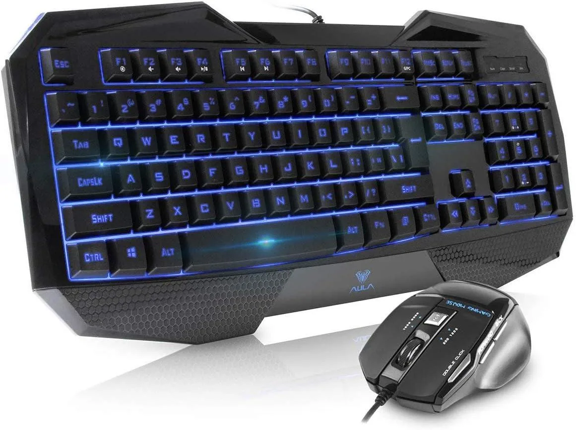 TUKO TUKO Gaming Keyboard &amp; Mouse Combo 104 Keys LED 800-2000 DPI — product photo