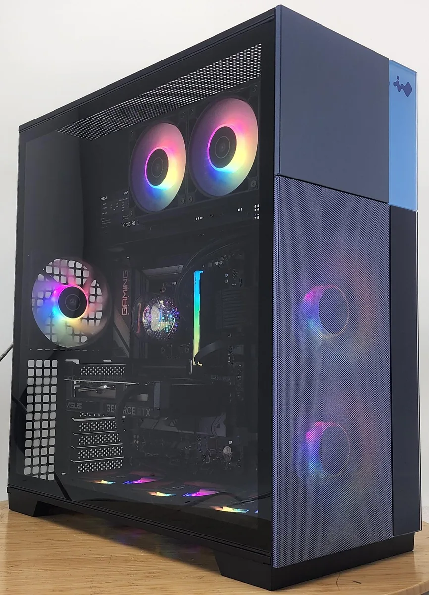 Custom Custom Ryzen 7 7700X 16GB DDR5 1TB NVME RTX 4060 Ti gaming PC — product photo