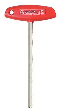 Wiha 33403 hex T-handle 3mm 100mm chrome blade plastic handle