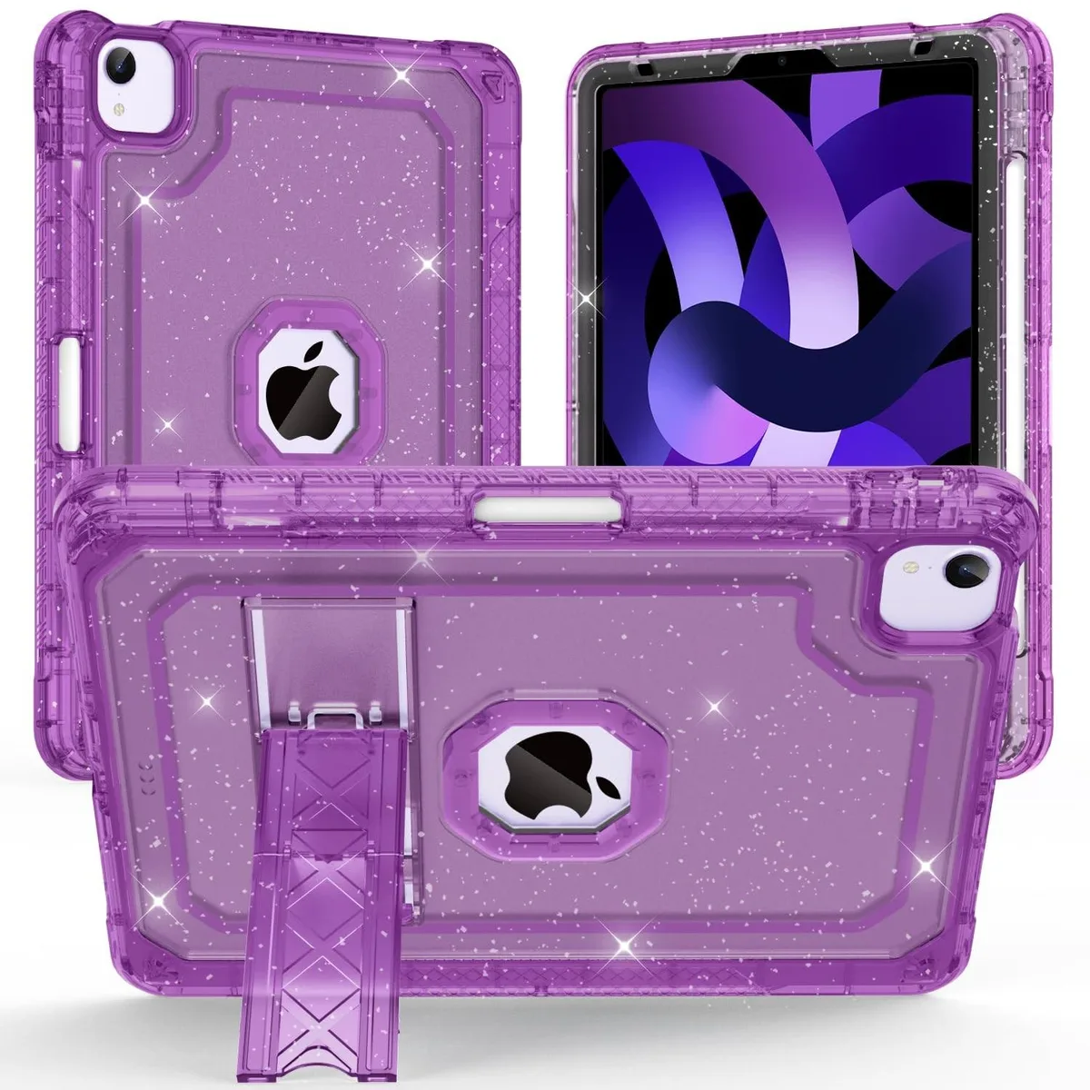 ARCTIC ARCTIC iPad Air 4/5 &amp; Pro 11 2 in 1 Accessory Purple Glitter — product photo