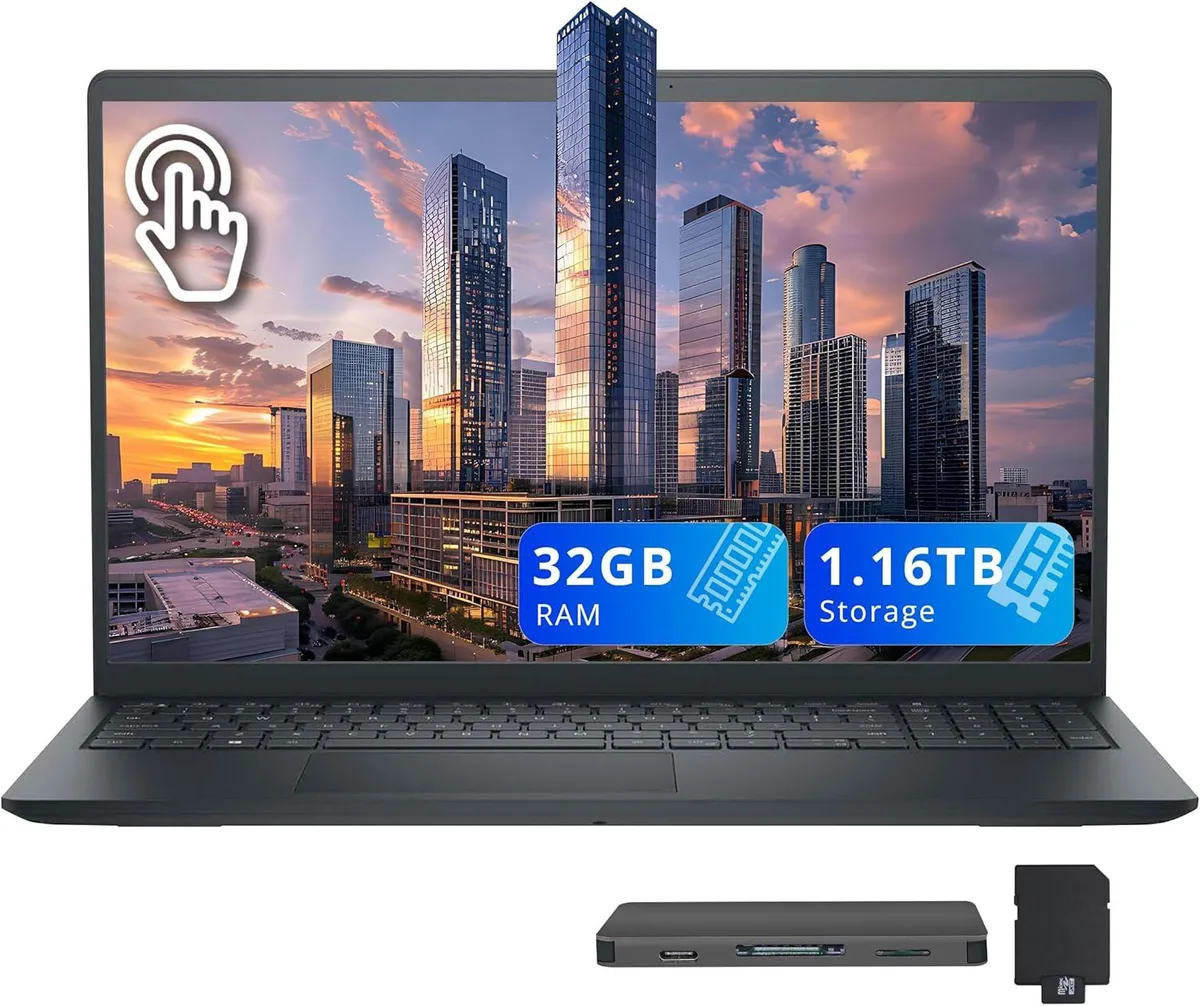 DELL DELL Inspiron 15.6" FHD Touchscreen i5-1334U 32GB 1.16TB business laptop — product photo