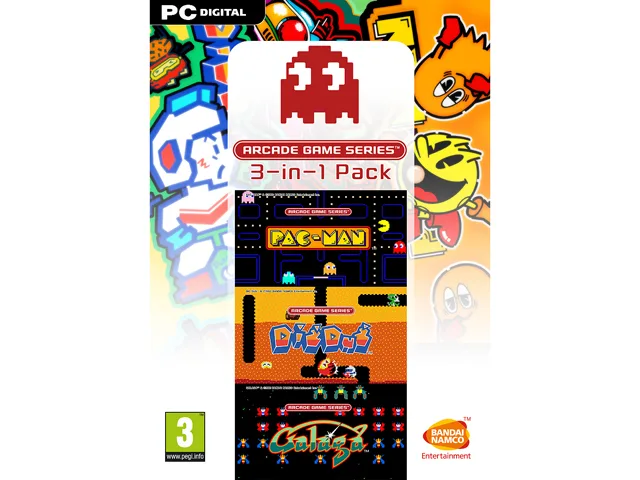 Bandai Namco Entertainment America Inc Bandai Namco Entertainment America Inc 39567 ARCADE GAME SERIES 3-in-1 Pack downloadable game — product photo
