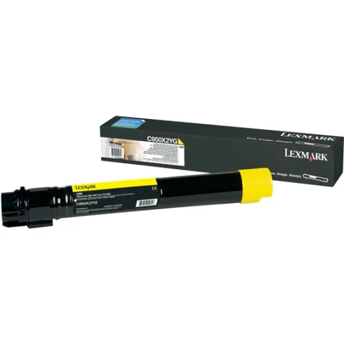 Lexmark Lexmark C950X2YG Yellow Toner Cartridge 22000 Pages — product photo