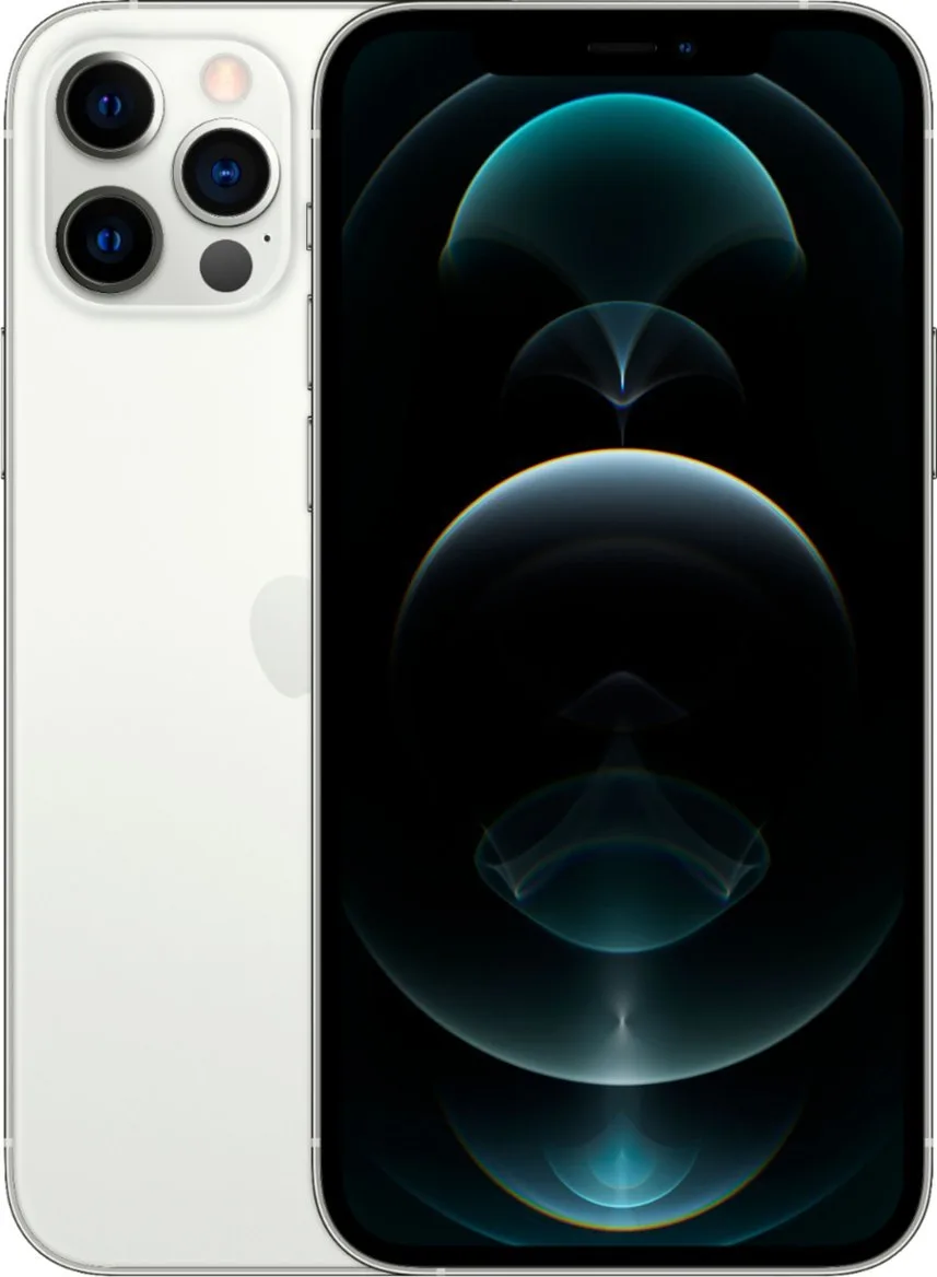 Apple Apple iPhone 12 Pro 128GB Silver MGLP3LL/A-SLVR128GB-B cell phones - unlocked — product photo