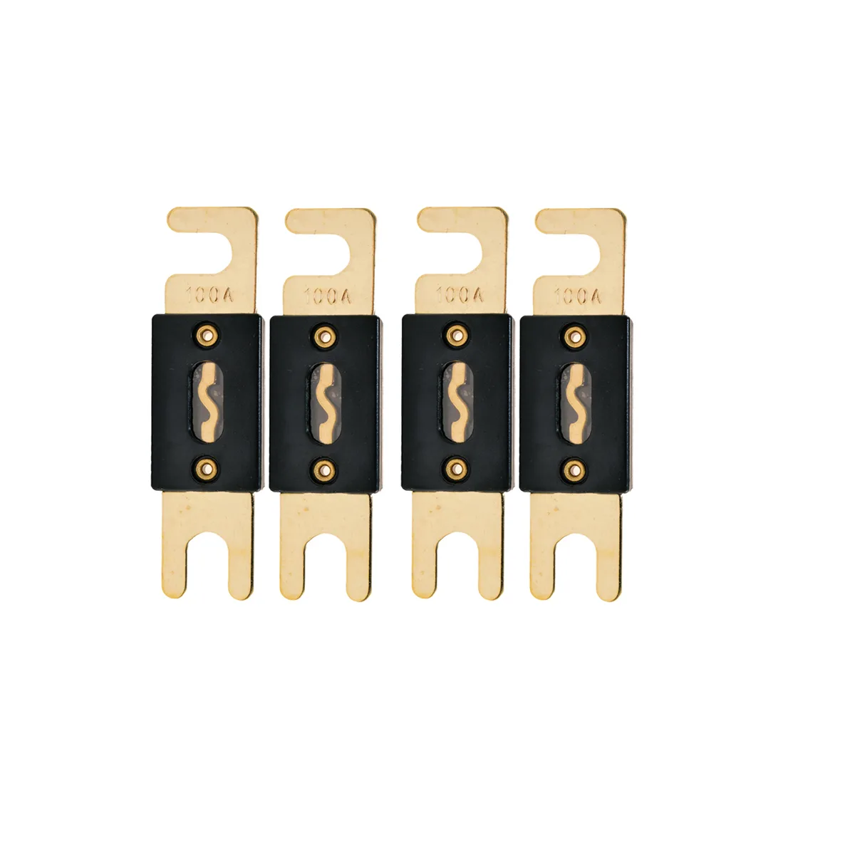 The Wires Zone The Wires Zone 2X-GANL100-2 100A ANL Fuse Amplifier 4 Pack — product photo