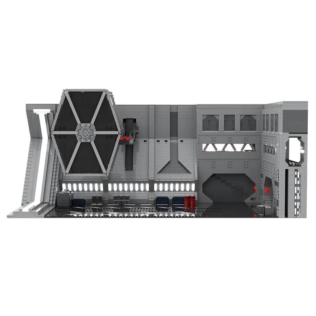 ZITIANYOUBUILD ZITIANYOUBUILD 7805PCS MOC-153410 Sci-Fi Interstellar War Fighter Hangar Educational Building Set — product photo