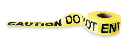 Value Brand Value Brand Barricade Tape Yellow/Black 1000ft x 3In — product photo