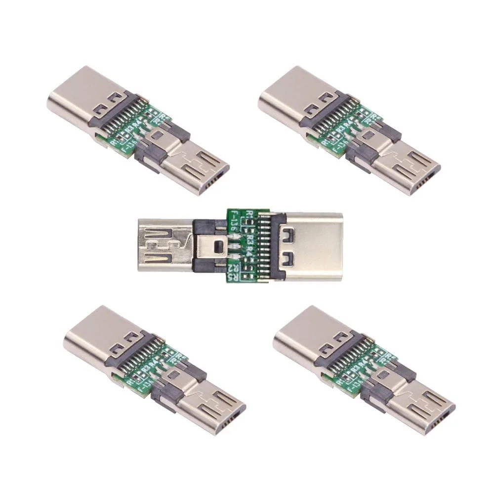 Fervit Fervit Micro USB 2.0 Male to USB-C Female Adapter 480Mbps — product photo
