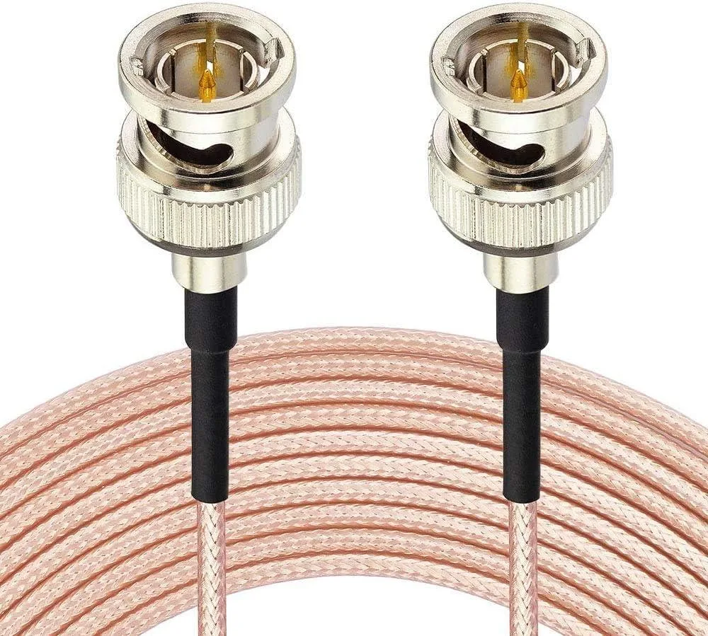 PISKEKAT PISKEKAT BNC cable 75 ohm straight 100cm 2 pack — product photo