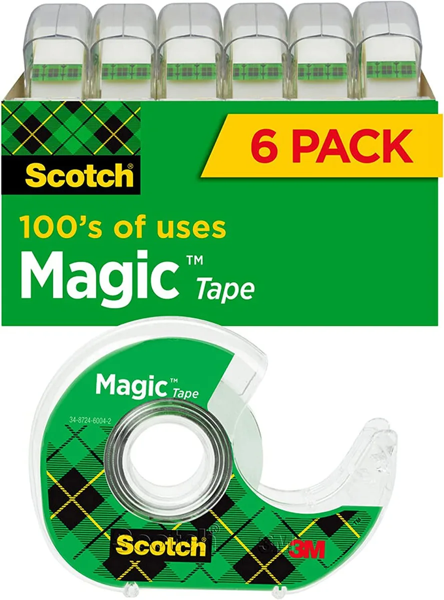 Scotch Scotch Magic Tape 6 Rolls with Dispensers — product photo