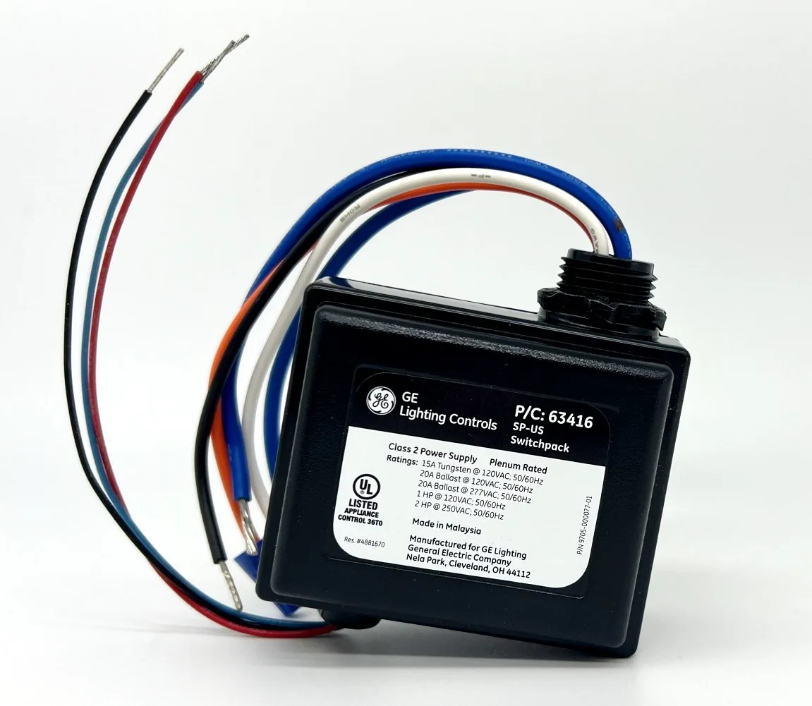 Small rectangular grey ABS housing with teflon coated leads