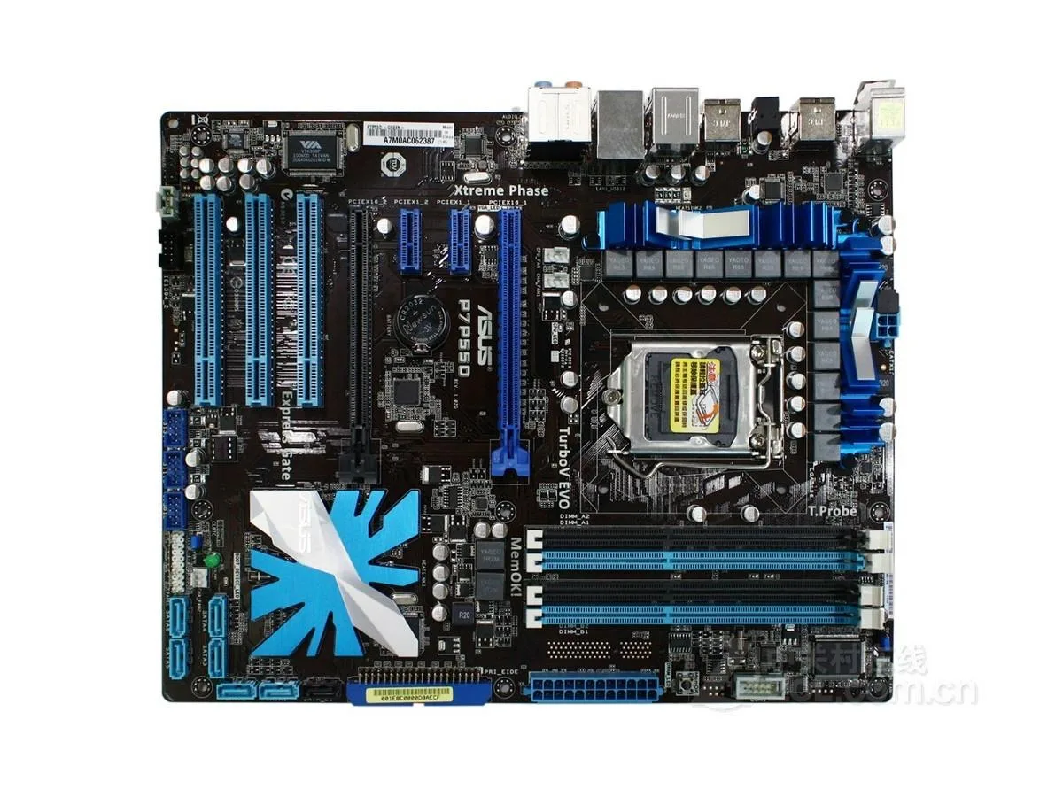 ASUS ASUS P7P55D Intel P55 motherboard LGA 1156 DDR3 16GB — product photo