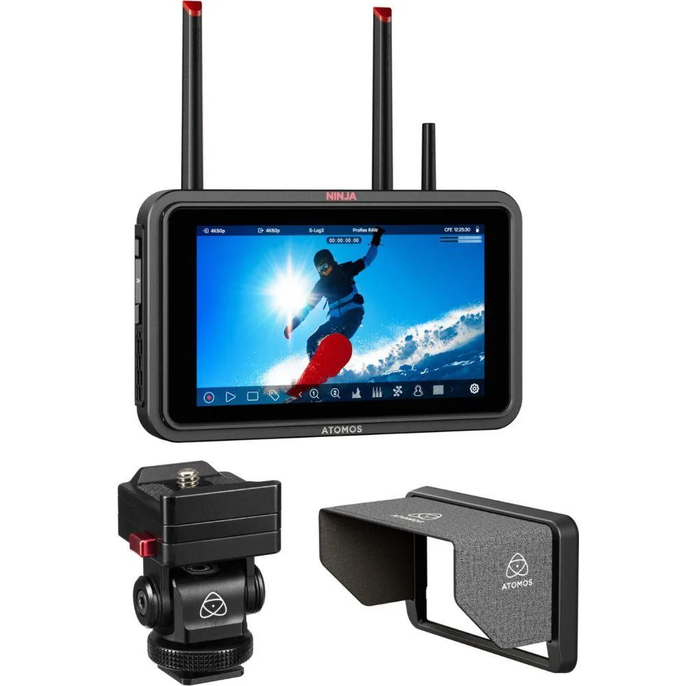 Atomos Atomos Ninja TX 5.2" Video Capturing Device Bundle with Monitor Mount & Sun Hood — product photo