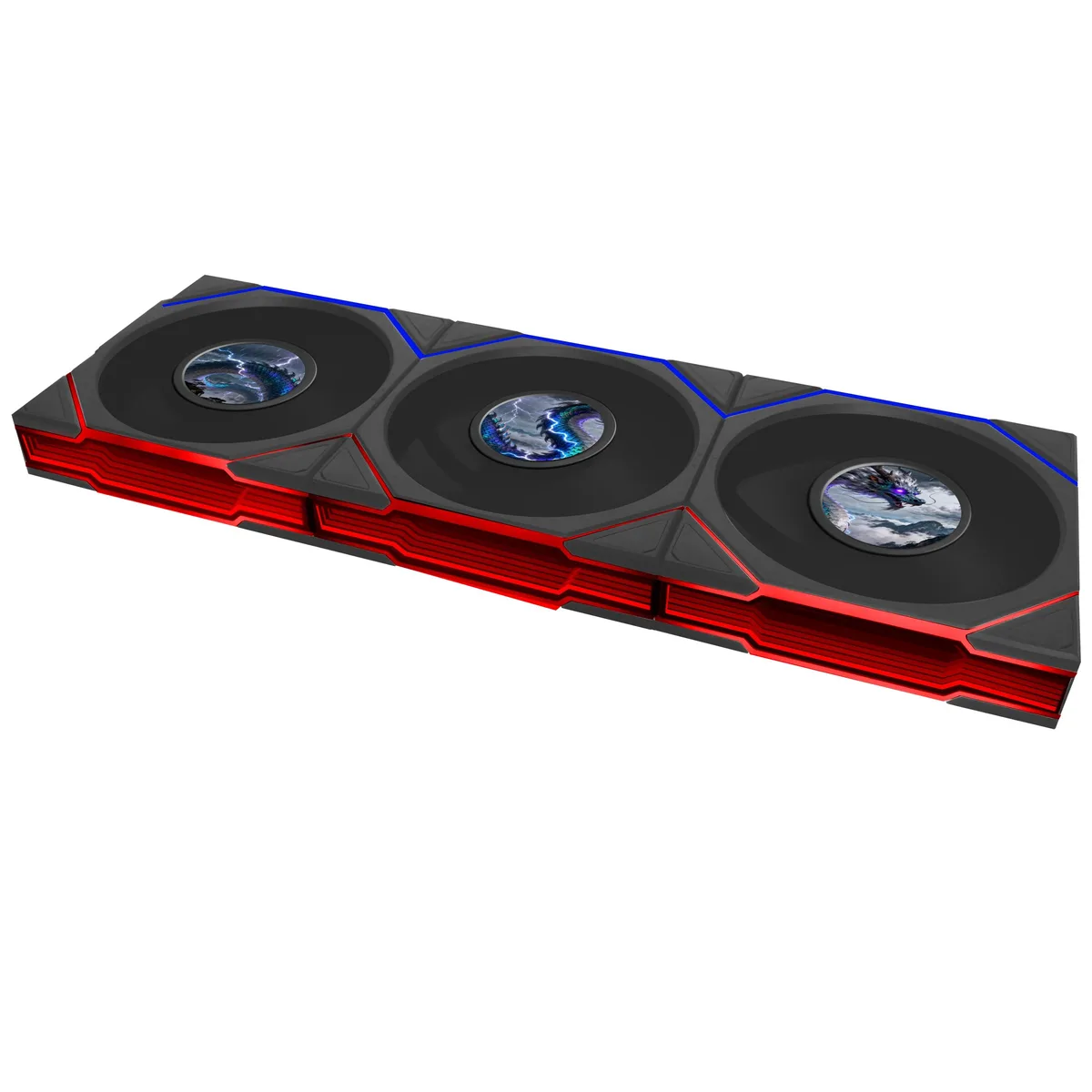 Lian Li Lian Li UNI FAN TL LCD Flex 120mm Normal Blade ARGB 3 Pack Black — product photo