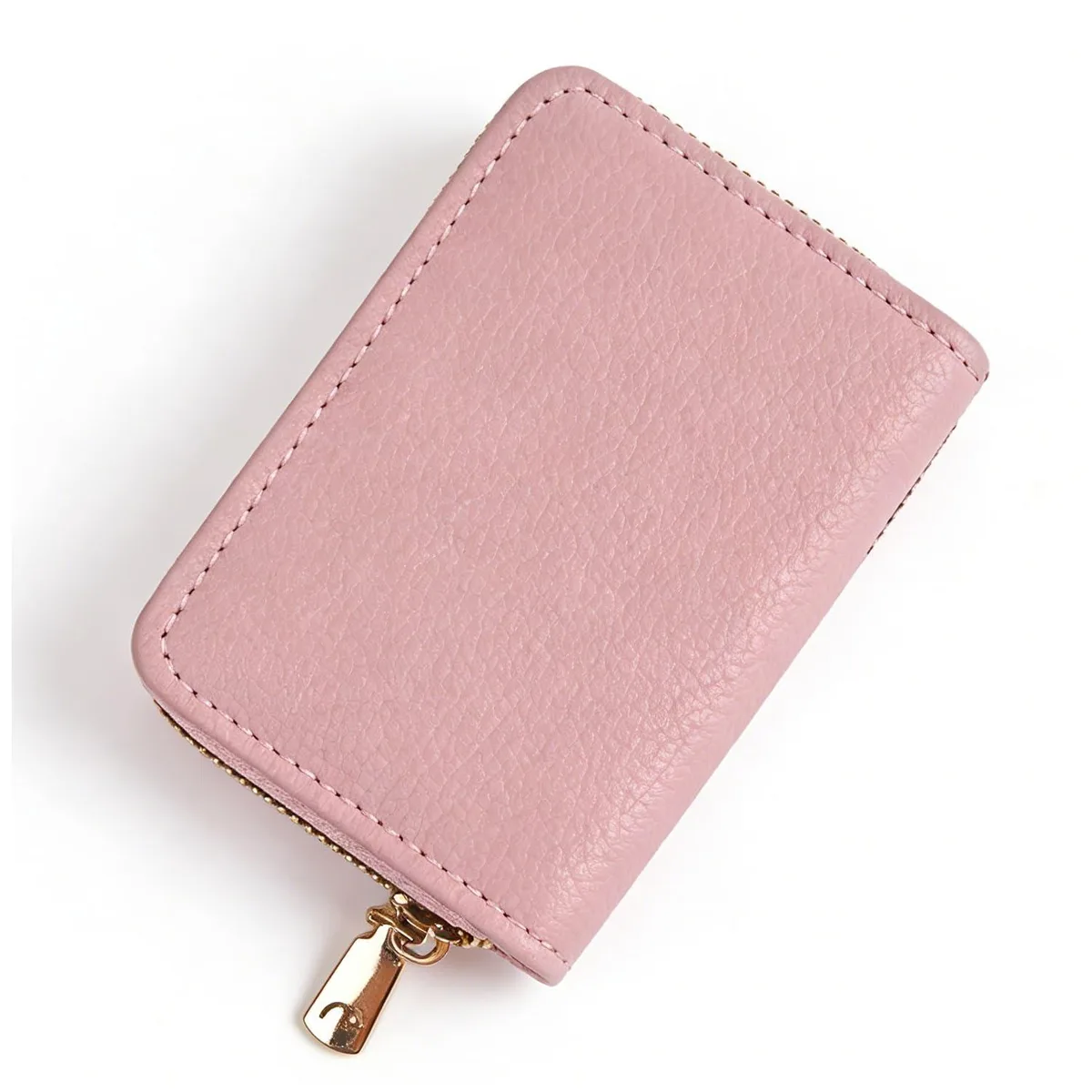  VIPbuy RFID Blocking Wallet Pink 11 Slots 4.3x3.2x1.0 in 2.1oz — product photo
