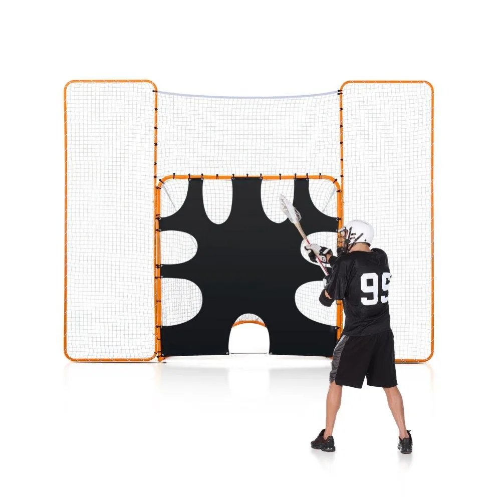 VEVOR VEVOR 3-in-1 Lacrosse Goal 12x9 ft Orange — product photo