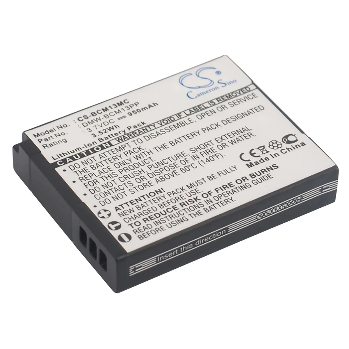 Cameron &amp; Co Cameron &amp; Co DS-CS-BCM13MC camera battery 3.7V 950mAh — product photo