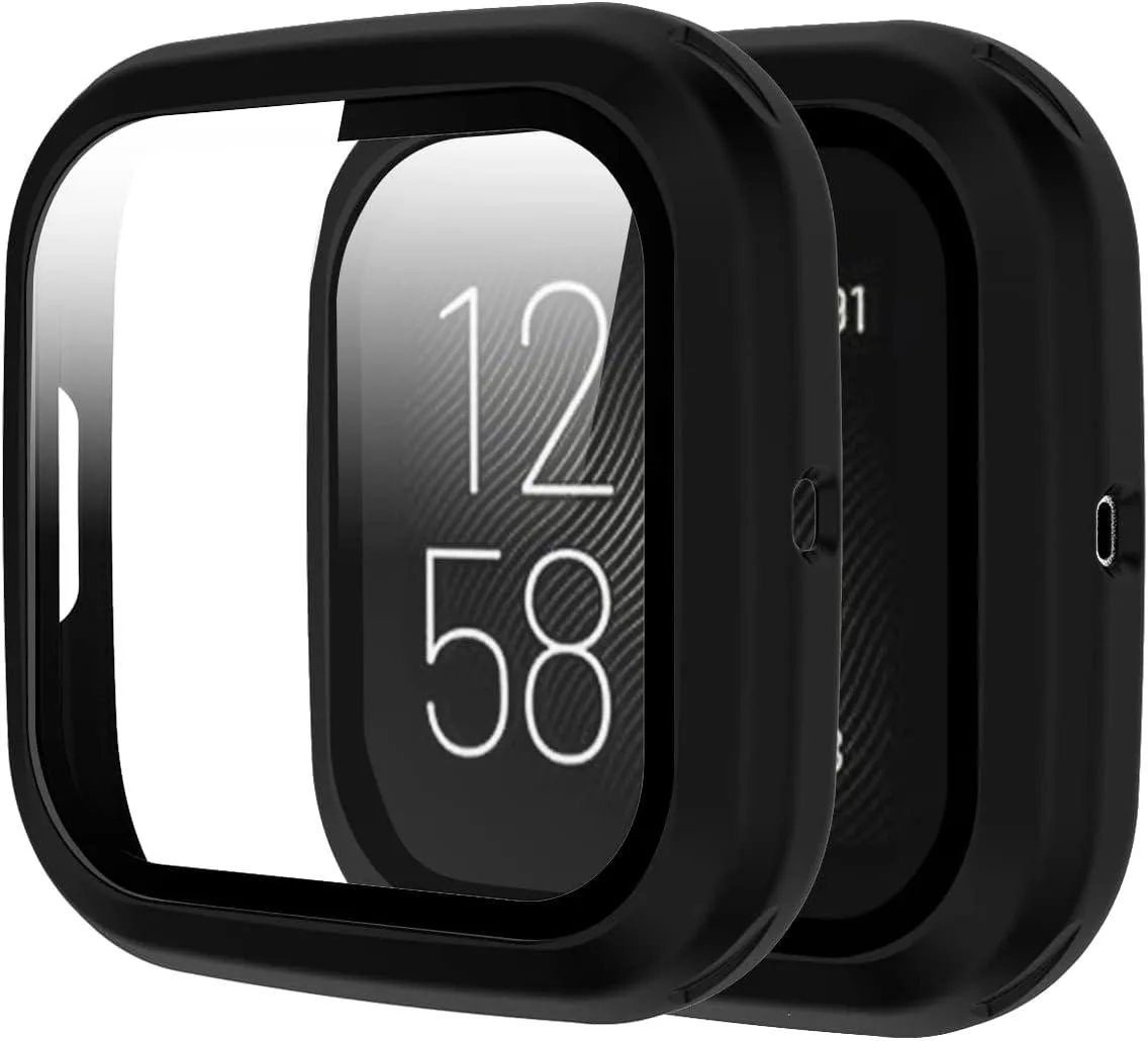 ETEIZU ETEIZU Screen Protector Case Fitbit Versa 2 Black — product photo