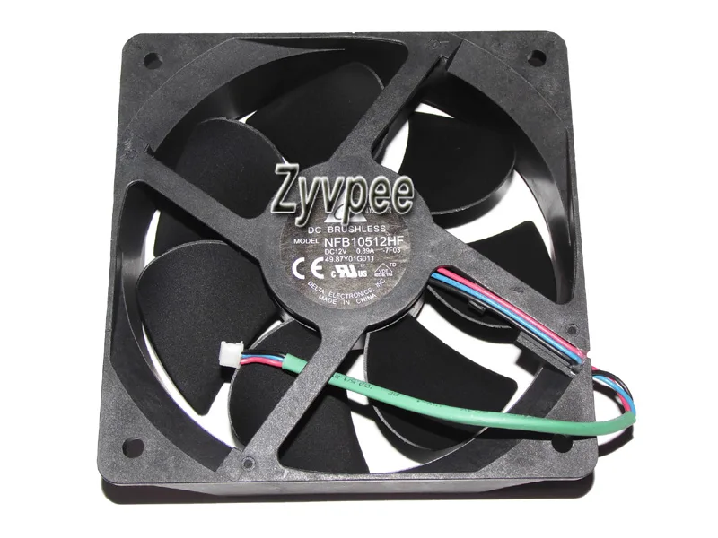 Zyvpee Zyvpee NFB10512HF 12V 0.39A 3 Pin Case Fan — product photo