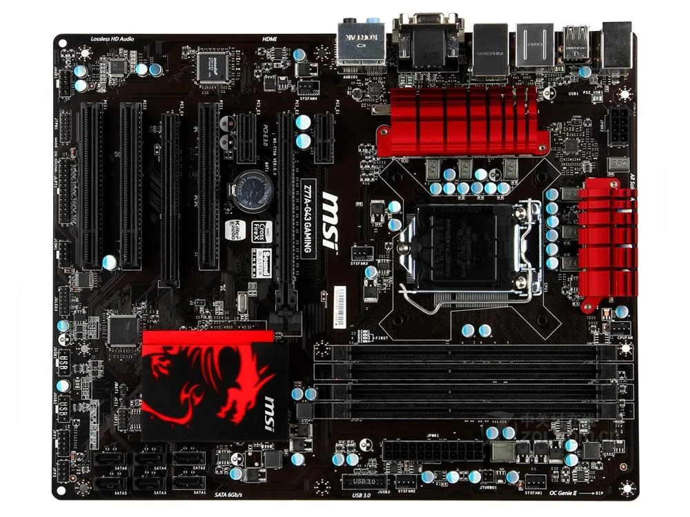 MSI MSI Z77A-G43 GAMING Intel Z77 motherboard 32GB DDR3 — product photo