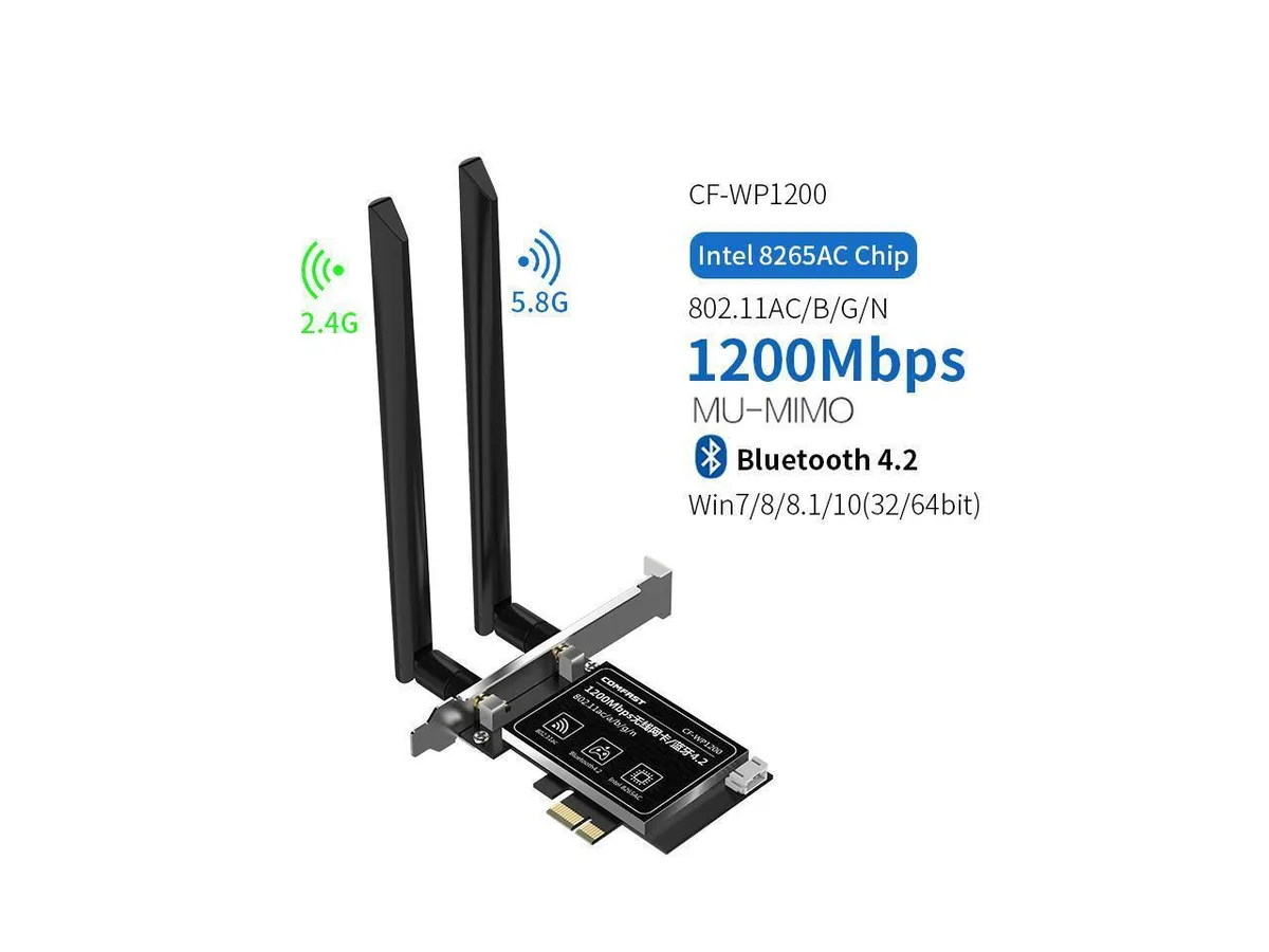 BONAEVER BONAEVER Protection Case Intel 7265 AC 802.11ac Bluetooth 4.2 — product photo