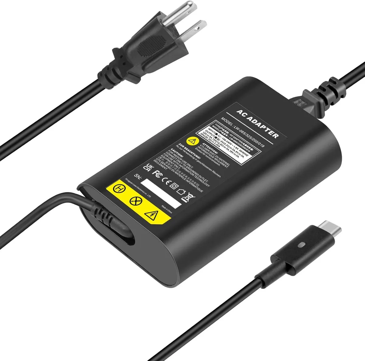 Blueskysea Blueskysea LA65NM170 65W 45W USB-C laptop charger — product photo