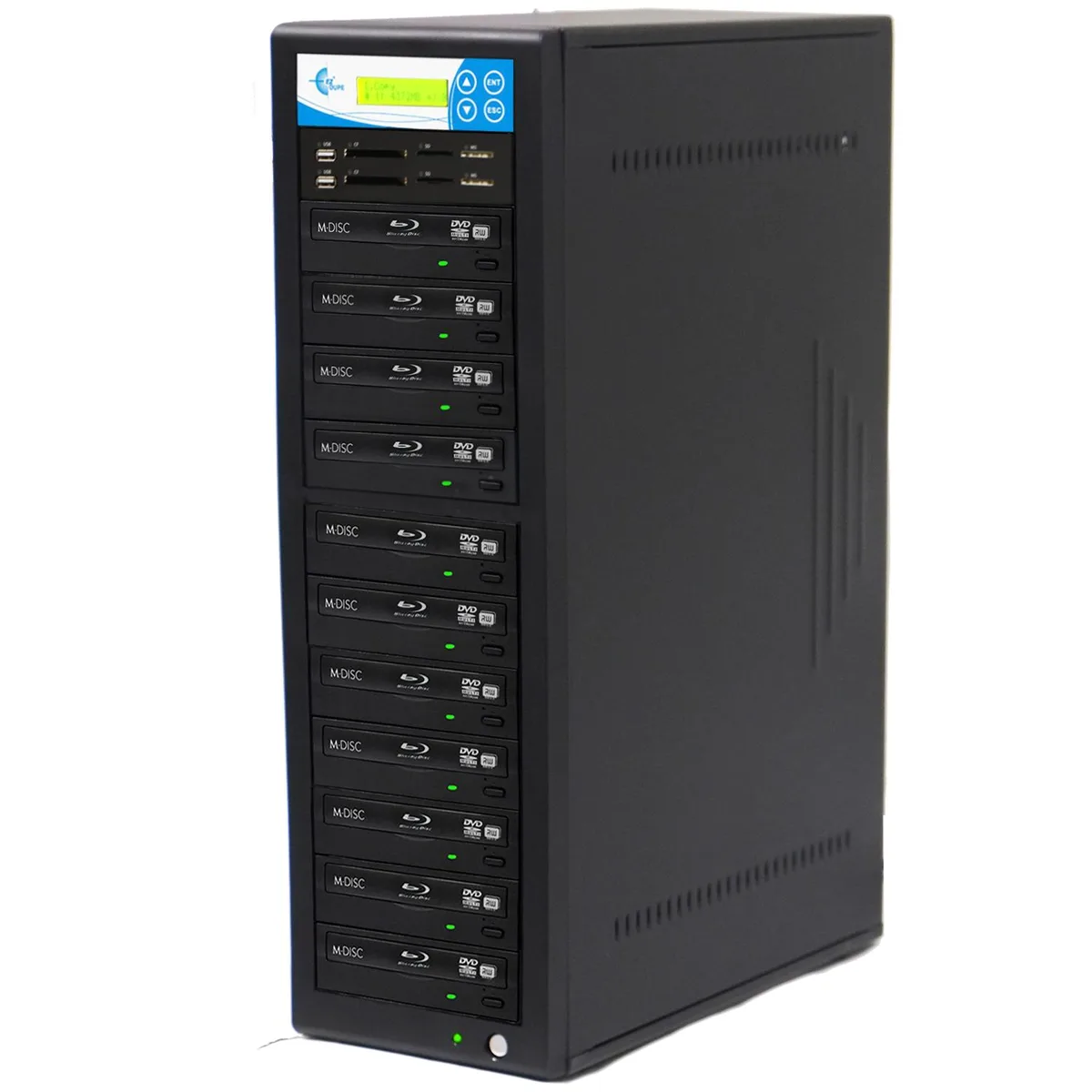 EZ Dupe, Inc. EZ Dupe, Inc. Media Mirror Plus BD M1010-SSPBD 1-to-10 duplicator — product photo