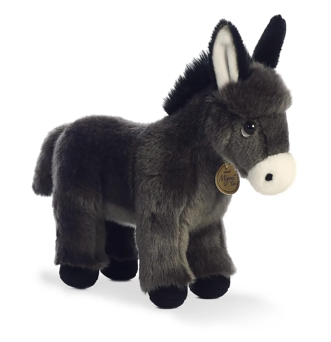 Aurora World, Inc. Aurora World Miyoni 11" Gray Donkey Foal Stuffed Animal — product photo