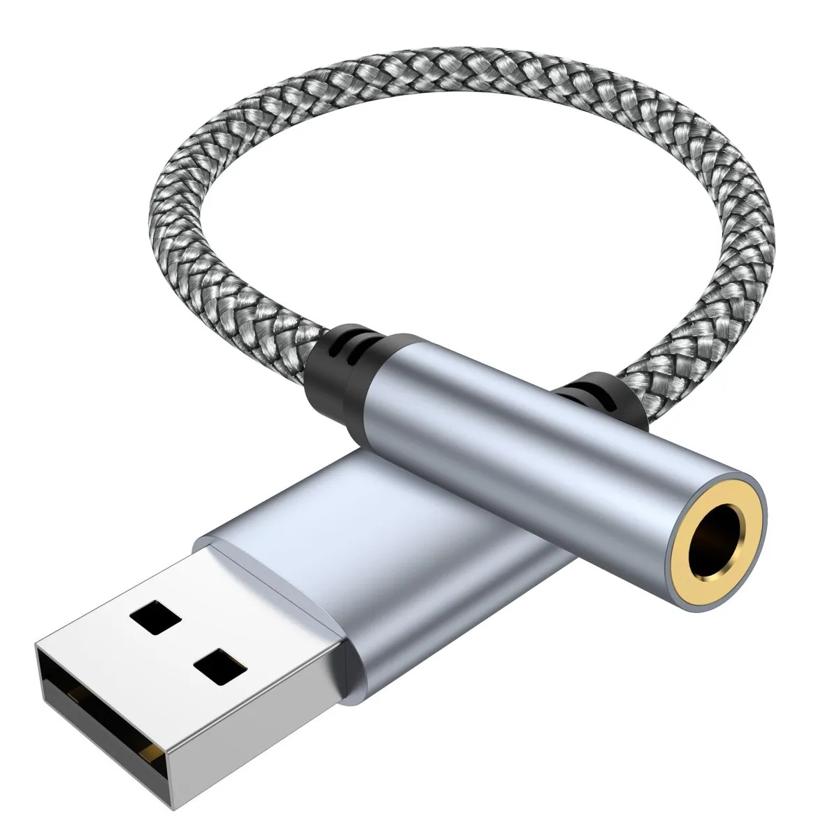  RCA USB-3.5T-Cable USB to 3.5mm TRRS Audio Adapter 48 KHz — product photo