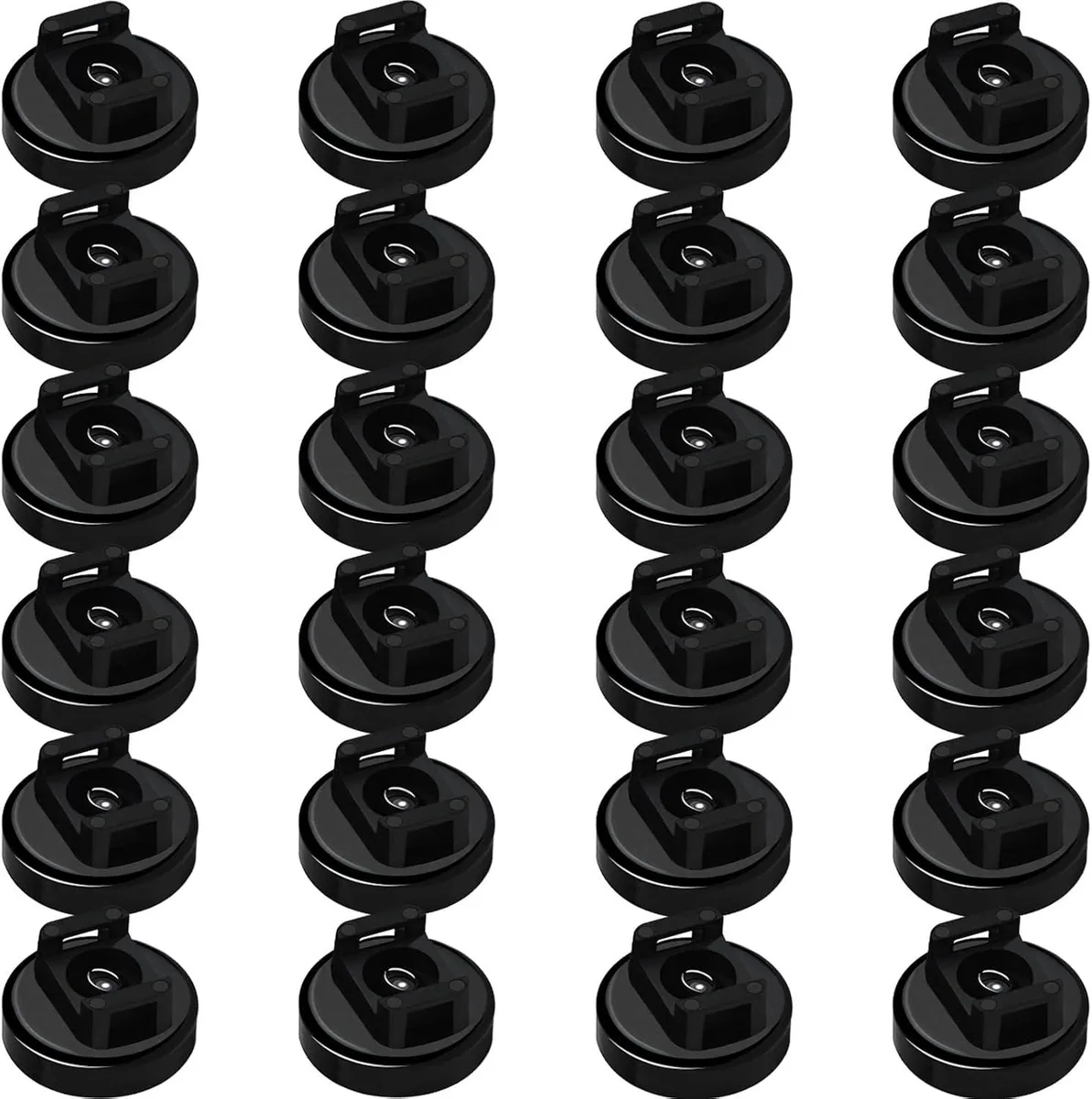 Ennovor Ennovor Magnet Zip Tie Mount 25LBS Black 24 Piece — product photo