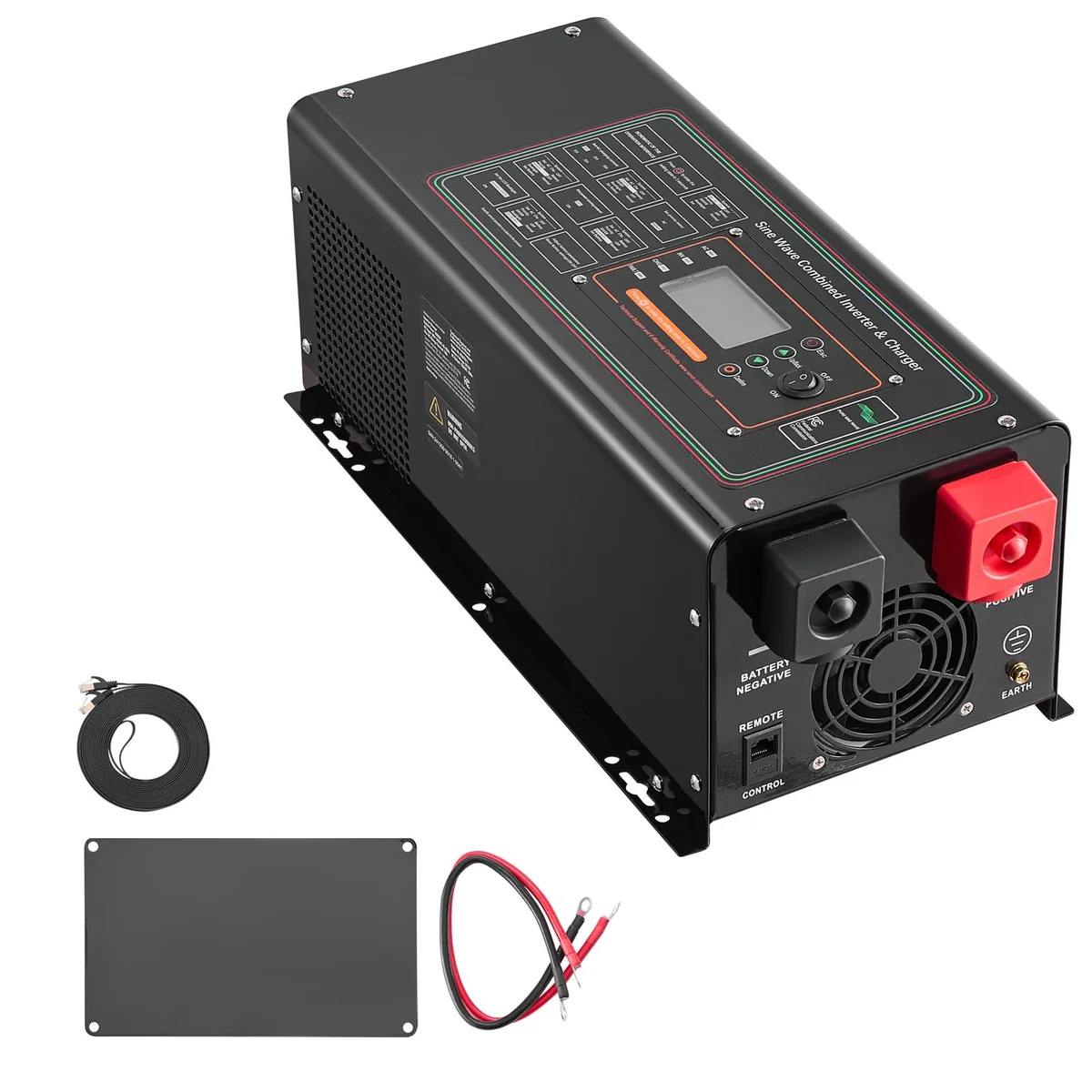 VEVOR VEVOR BL-W2012V-L 2000W Pure Sine Wave Inverter Charger 12V to 120V — product photo