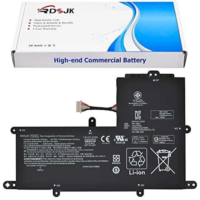 myVolts myVolts HP Chromebook 11A Battery 7.6V 37.6Wh — product photo