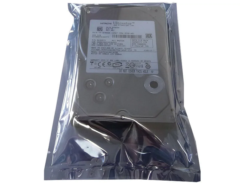 HGST HGST HUA721010KLA330 1TB 7200 RPM 32MB 3.5" SATA internal hard drive — product photo