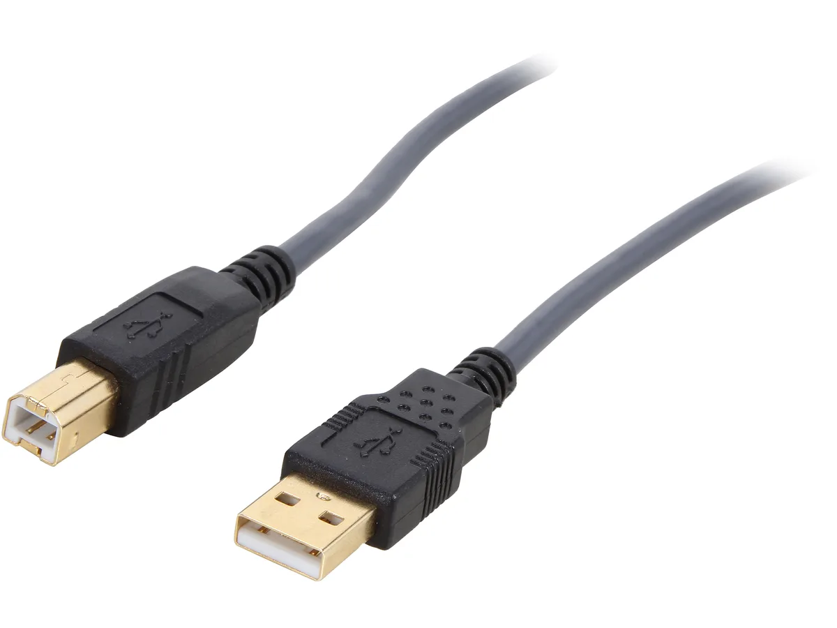 Cables To Go Cables To Go 45003 USB 2.0 A Male to B Male Cable Black 9.8 ft — product photo