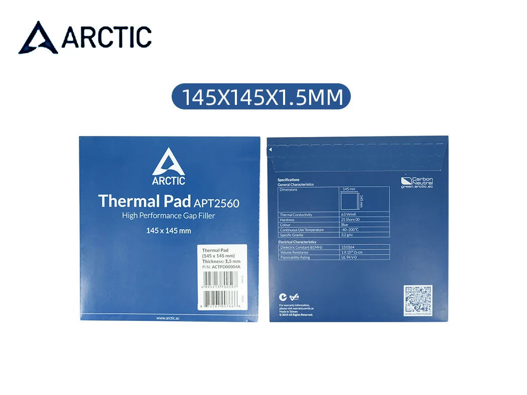 ARCTIC COOLING ARCTIC COOLING Thermal Pad 145×145×1.5 mm 6.0 W/mK — product photo