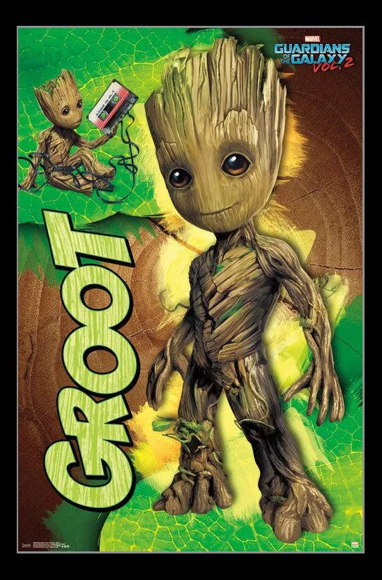 Groot poster print 22 by 34 inches on heavy paper