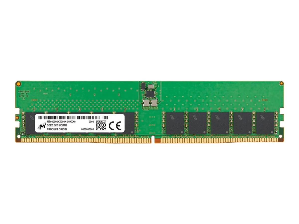 Crucial Crucial MTC20C2085S1EC56BR 32GB DDR5 5600 CL46 ECC unbuffered server RAM — product photo