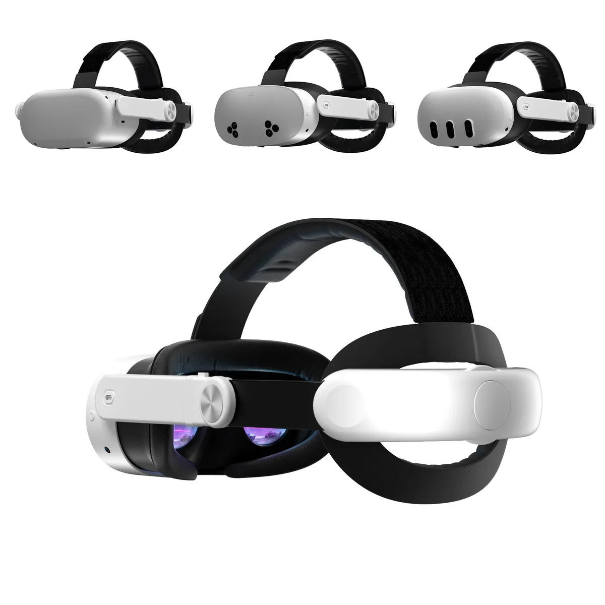  WOUNMTT VR Headset Strap One-Click Release Adjustable Dial Quest 3/3S/Quest 2 25 in — product photo
