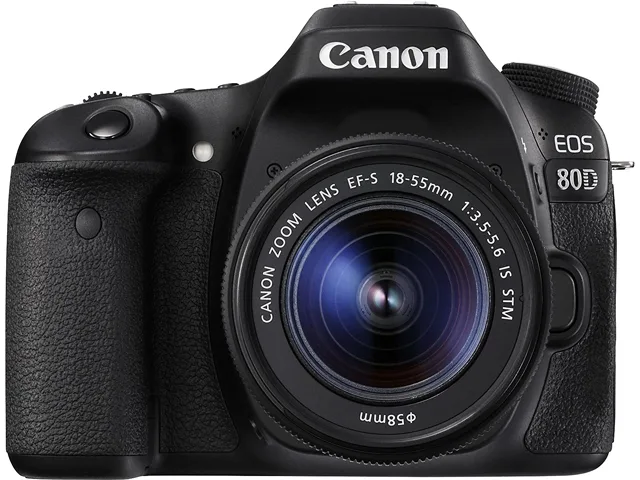 Canon International Canon EOS 80D Kit EF-S 18-55mm f/3.5-5.6 IS STM US Model Black — product photo