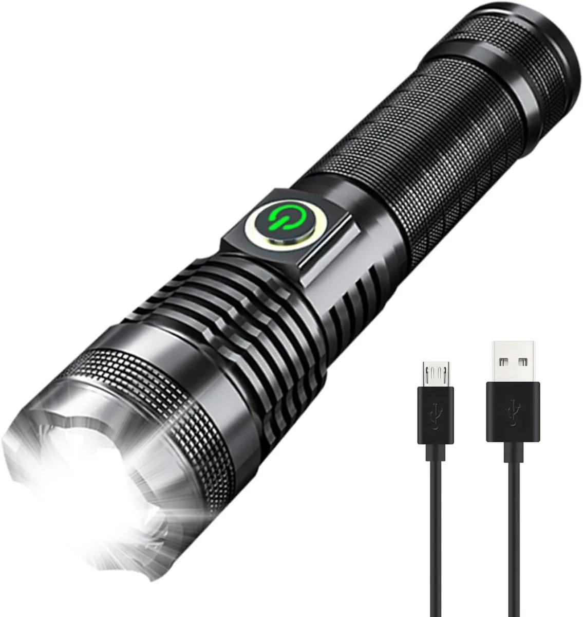 lelisten lelisten 600000 Lumen Rechargeable Tactical Flashlight — product photo