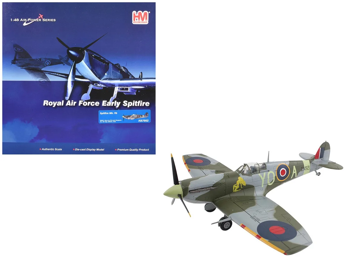 Hobby Master Hobby Master Supermarine Spitfire Mk Vb RCAF 401 Sqn 1/48 Diecast — product photo