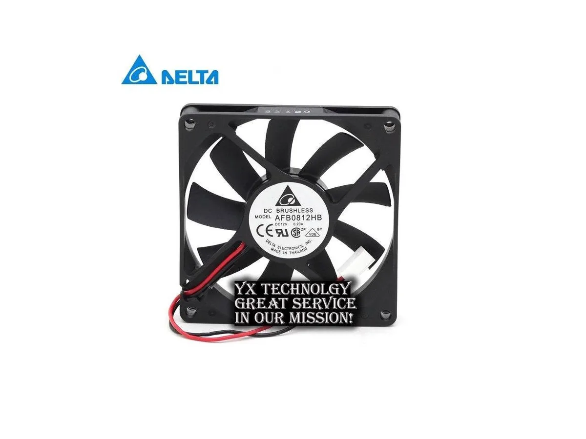 Fans Fans AFB0812HB 8015 80x80x15mm 12V .20A double ball case fan — product photo