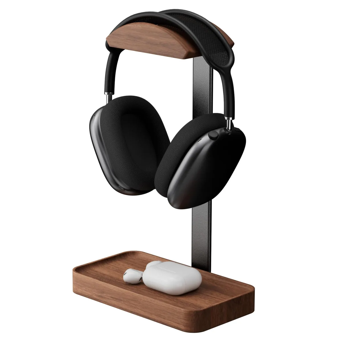  Muso Wood SN170 Walnut Headphone Stand 17.5 x 9.5 x 27.5 cm — product photo
