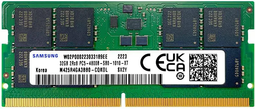 SAMSUNG SAMSUNG DDR5 32 GB 4800 MHz CL40 262-pin SODIMM laptop RAM — product photo