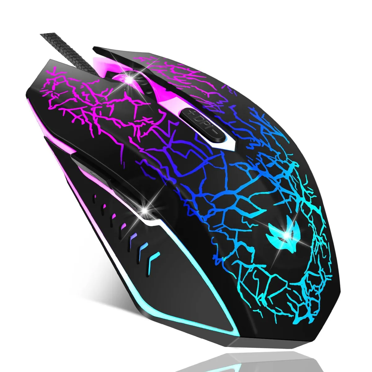  ASUS LuLabboard Gaming Mouse 16 Buttons 2400 DPI Black — product photo